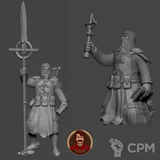 Описание картинки TRENCH CRUSADE - PRINCIPALITY OF NEW ANTIOCH - TRENCH CLERIC SET (18 POSES) от Manufactorum76 по цене 2 550руб | Свободный Рынок Миниатюр - СРМ