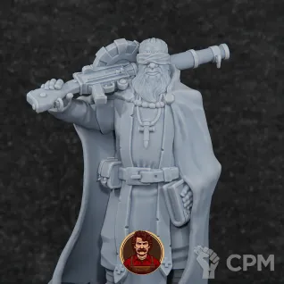 Описание картинки TRENCH CRUSADE - PRINCIPALITY OF NEW ANTIOCH - SNIPER PRIEST от Manufactorum76 по цене 600руб | Свободный Рынок Миниатюр - СРМ