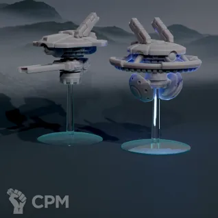Описание картинки Tau Drones от Dr. Printicus по цене 300руб | Свободный Рынок Миниатюр - СРМ