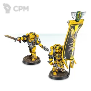 Описание картинки Imperial Fists Legion Command от Salamanders Anvil по цене 500руб | Свободный Рынок Миниатюр - СРМ