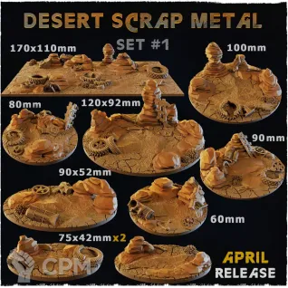 Описание картинки Desert Scrap Metal от Studio Cockatoo по цене 3 850руб | Свободный Рынок Миниатюр - СРМ