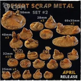 Описание картинки Desert Scrap Metal от Studio Cockatoo по цене 3 850руб | Свободный Рынок Миниатюр - СРМ