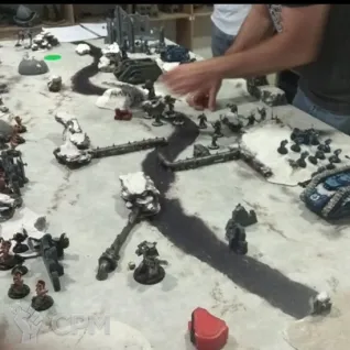 Описание картинки Игровое поле Зимняя река bm043 60"х44" от WargamePrint по цене 2 450руб | Свободный Рынок Миниатюр - СРМ