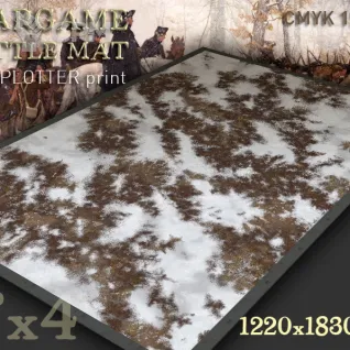 Описание картинки Игровое поле "Winter Is Coming" bm044 6'х4' от WargamePrint по цене 3 450руб | Свободный Рынок Миниатюр - СРМ