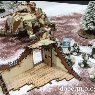 Описание картинки Игровое поле Последний снег bm044 60"х44" от WargamePrint по цене 2 450руб | Свободный Рынок Миниатюр - СРМ