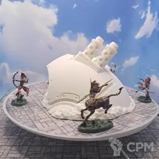 Описание картинки Террейн Warhammer "Останки титана" (0028) от Студия  по цене 2 100руб | Свободный Рынок Миниатюр - СРМ