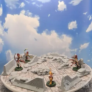 Описание картинки Террейн Warhammer "Укрепления №2" (0064) от Студия  по цене 1 050руб | Свободный Рынок Миниатюр - СРМ