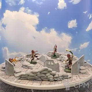 Описание картинки Террейн Warhammer "Укрепления №3" (0062) от Студия  по цене 950руб | Свободный Рынок Миниатюр - СРМ