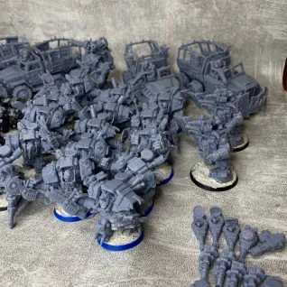 Описание картинки Армия Orks Bully Boyz 2000 pts от Миньки Молота Войны по цене 15 000руб | Свободный Рынок Миниатюр - СРМ