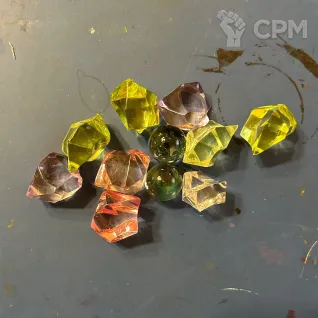 Описание картинки Clear game tokens от Nakatan по цене 550руб | Свободный Рынок Миниатюр - СРМ