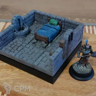 Описание картинки Модульный террейн/ диорама для миниатюр DND, Warhammer, Malifaux. от Сергей Владимирович по цене 1 500руб | Свободный Рынок Миниатюр - СРМ