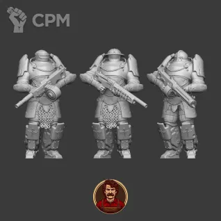 Описание картинки TRENCH CRUSADE - PRINCIPALITY OF NEW ANTIOCH - HMI (HEAVY MECHANIZED INFANTRY) от Manufactorum76 по цене 800руб | Свободный Рынок Миниатюр - СРМ