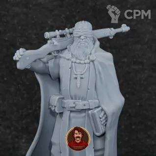 Описание картинки TRENCH CRUSADE - PRINCIPALITY OF NEW ANTIOCH - SNIPER PRIEST от Manufactorum76 по цене 600руб | Свободный Рынок Миниатюр - СРМ