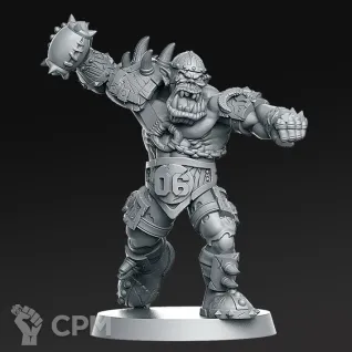 Описание картинки Blood Bawl - ORC Team от 3Д печать миниатюр по цене 2 963руб | Свободный Рынок Миниатюр - СРМ
