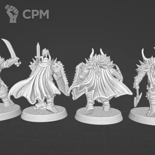 Описание картинки Chaos Warriors от Zakat-3D по цене 175руб | Свободный Рынок Миниатюр - СРМ