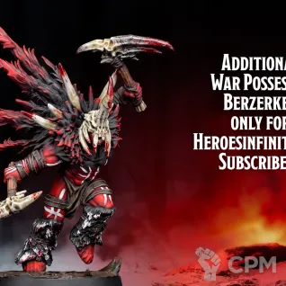 Описание картинки War Possessed Berzerkers от Manufactorum76 по цене 1 000руб | Свободный Рынок Миниатюр - СРМ