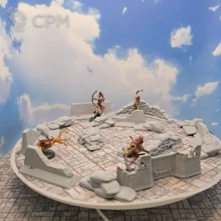 Описание картинки Террейн Warhammer "Укрепления №2" (0064) от Студия  по цене 1 050руб | Свободный Рынок Миниатюр - СРМ