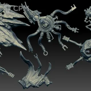 Описание картинки Weirdboy (Scan) от AxeL's Forge по цене 400руб | Свободный Рынок Миниатюр - СРМ