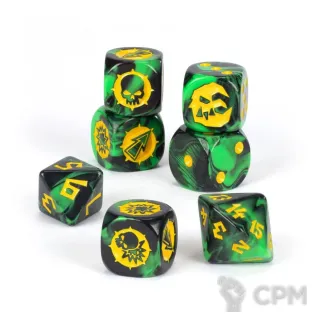 Описание картинки Goblin Blood Bowl team Dice set от casper2787 по цене 4 500руб | Свободный Рынок Миниатюр - СРМ