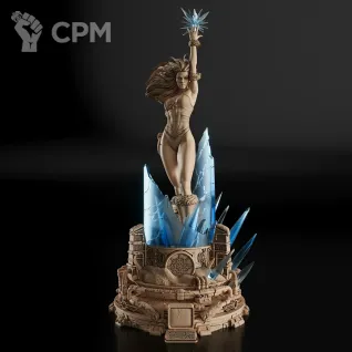Описание картинки Killer Frost Диорама (DC) от GAS3TXD  по цене 4 600руб | Свободный Рынок Миниатюр - СРМ