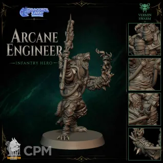 Описание картинки Arcane Engineer от Manufactorum76 по цене 160руб | Свободный Рынок Миниатюр - СРМ