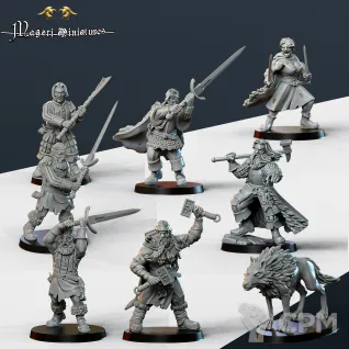 Описание картинки MIDDENHEIM MERCENARIES 1 от Daniilfedyakov по цене 520руб | Свободный Рынок Миниатюр - СРМ