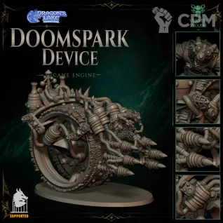 Описание картинки Doomspark Device от Manufactorum76 по цене 3 000руб | Свободный Рынок Миниатюр - СРМ