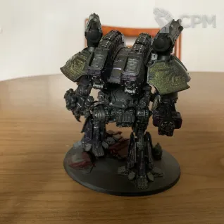 Описание картинки Warlord titan + рыцарь Порфирион + рыцать доминус + мешок битсов от Chelik по цене 6 500руб | Свободный Рынок Миниатюр - СРМ