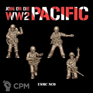 Описание картинки USMC NCO от 3DPrintClub по цене 95руб | Свободный Рынок Миниатюр - СРМ