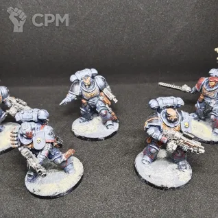 Описание картинки 20  Intercessor и 20 Hellblaster литье от Wolf по цене 3 000руб | Свободный Рынок Миниатюр - СРМ