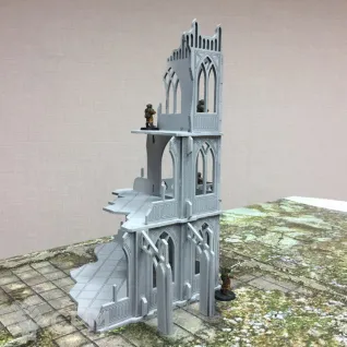 Описание картинки Руины базилики для Warhammer 40000 от Azot по цене 700руб | Свободный Рынок Миниатюр - СРМ
