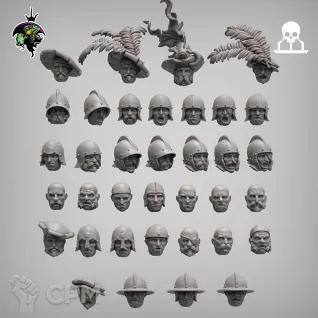 Описание картинки Большая банда для Мордхейма от 3D Wargaming по цене 3 000руб | Свободный Рынок Миниатюр - СРМ