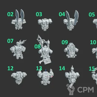 Описание картинки Black templars backpack от Kapers Point по цене 44руб | Свободный Рынок Миниатюр - СРМ