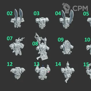 Описание картинки Dark Angels backpacks от Helnex workshop  по цене 220руб | Свободный Рынок Миниатюр - СРМ