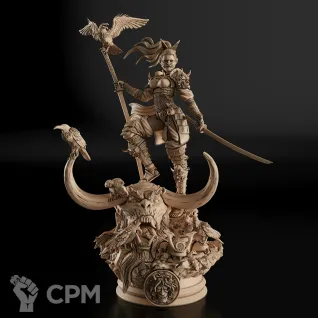 Описание картинки Urara Samurai Warrior Фигурка от GAS3TXD  по цене 5 600руб | Свободный Рынок Миниатюр - СРМ