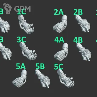 Описание картинки Black Templars Fists от Kapers Point по цене 35руб | Свободный Рынок Миниатюр - СРМ