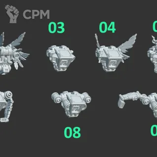 Описание картинки Black templars Jetpack от Kapers Point по цене 105руб | Свободный Рынок Миниатюр - СРМ