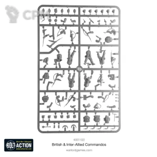 Описание картинки British &amp; Inter-Allied Commandos от Base 28 по цене 4 625руб | Свободный Рынок Миниатюр - СРМ