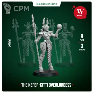 Описание картинки Миниатюра The Nefer-Kitti overlordess от Артель W по цене 1 050руб | Свободный Рынок Миниатюр - СРМ