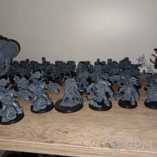 Описание картинки Небольшой Waaagh!!! от Ctrl по цене 17 750руб | Свободный Рынок Миниатюр - СРМ