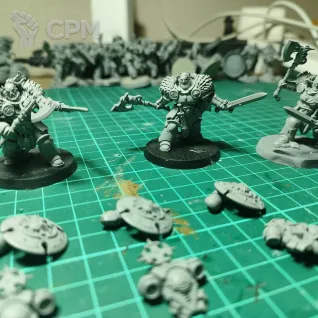 Описание картинки Wolf guard Headtakers от Ivan_Kosen по цене 3 500руб | Свободный Рынок Миниатюр - СРМ