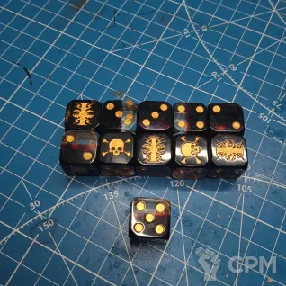 Описание картинки Кубы Dice D6, 10 шт от Мяс по цене 1 500руб | Свободный Рынок Миниатюр - СРМ