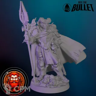 Описание картинки Тифлинг паладин от Falgrim's_shop по цене 420руб | Свободный Рынок Миниатюр - СРМ