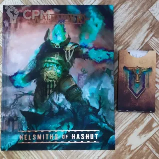 Описание картинки Battletome Helsmith of Hashut + Warscroll Cards от Tenzen по цене 1 600руб | Свободный Рынок Миниатюр - СРМ
