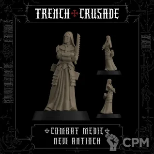 Описание картинки Combat Medic от Age of Printmar по цене 36руб | Свободный Рынок Миниатюр - СРМ