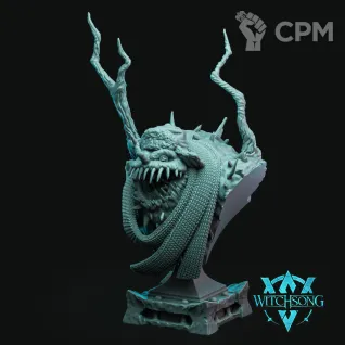 Описание картинки Bust - Wretched Snowman от ADEPT M&P по цене 2 000руб | Свободный Рынок Миниатюр - СРМ