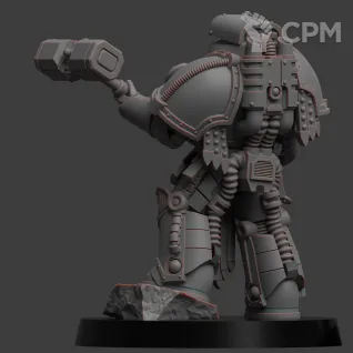 Описание картинки Saturnine Terminator squad от Хижина Мопса по цене 1 200руб | Свободный Рынок Миниатюр - СРМ