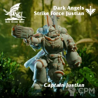 Описание картинки Strike Force Justian (Dark Angels) от Kill Team Bay от 0.n1 Studio по цене 700руб | Свободный Рынок Миниатюр - СРМ