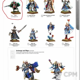 Описание картинки High Elves Hero with Sword and Shield от kirill23 по цене 5 000руб | Свободный Рынок Миниатюр - СРМ