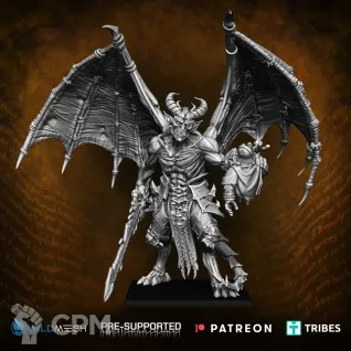 Описание картинки Daemon Prince от MrMetalHorror по цене 700руб | Свободный Рынок Миниатюр - СРМ